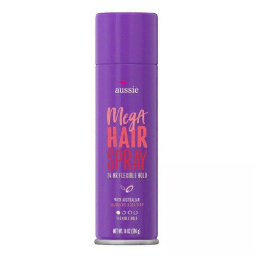 Aussie Mega Hold Hairspray, 14 Oz